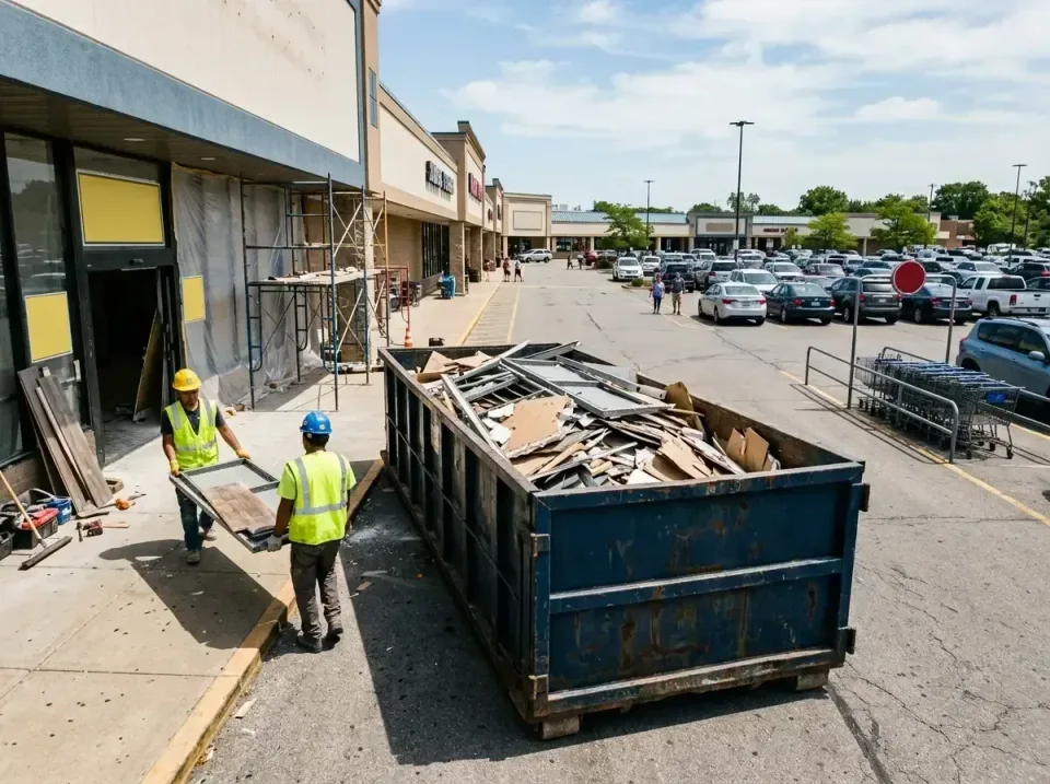 retail-store-renovation-debris-003 — frequently asked questions, Roll-off Dumpster Rentals in Tuscumbia, AL